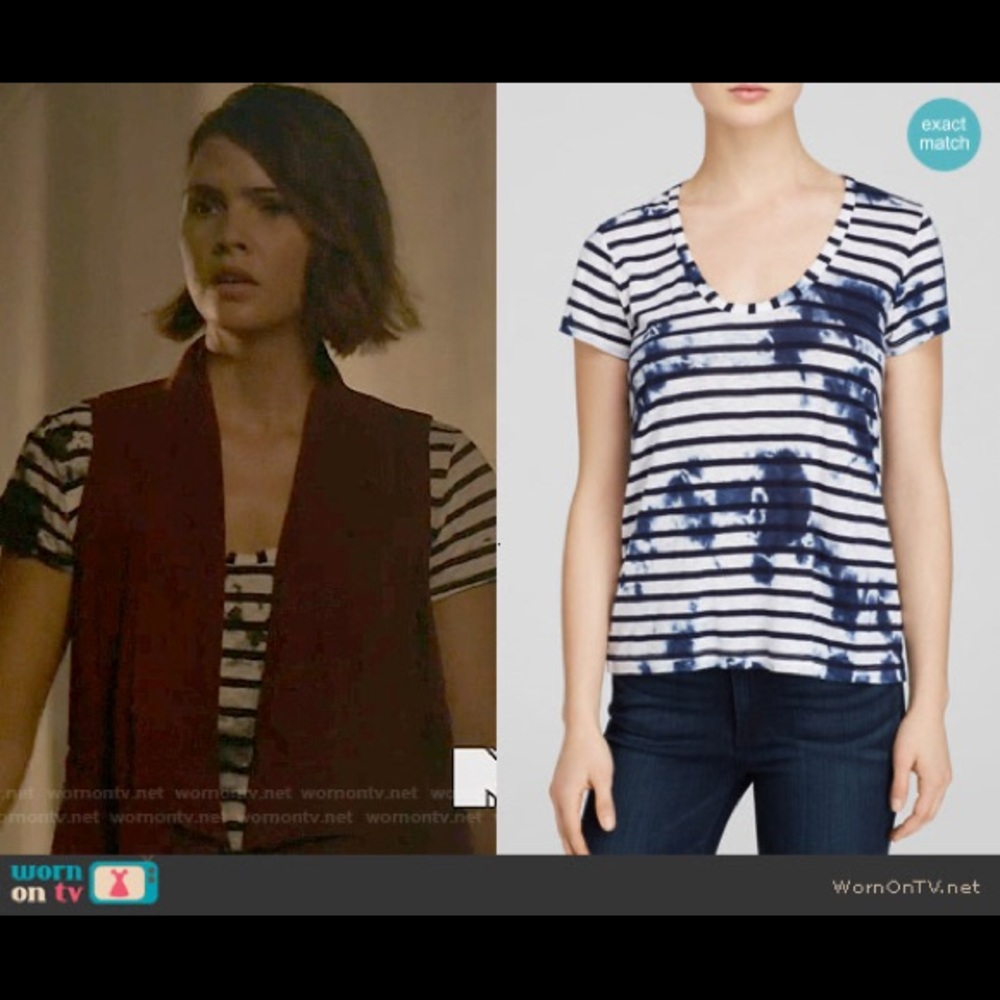 splendid ink splatter t-shirt aso teen wolf